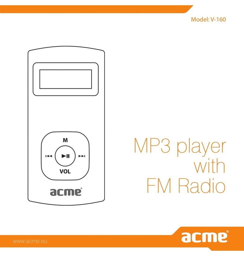 ACME V-160 User manual