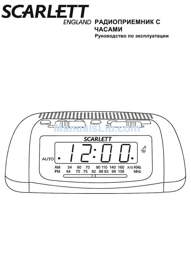 Scarlett SC-4001 instruction manual