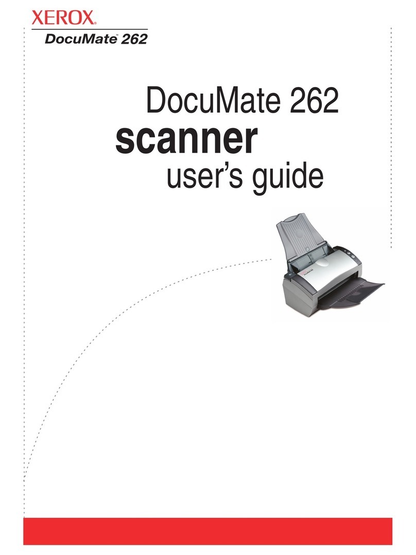 Xerox DocuMate 262 user guide
