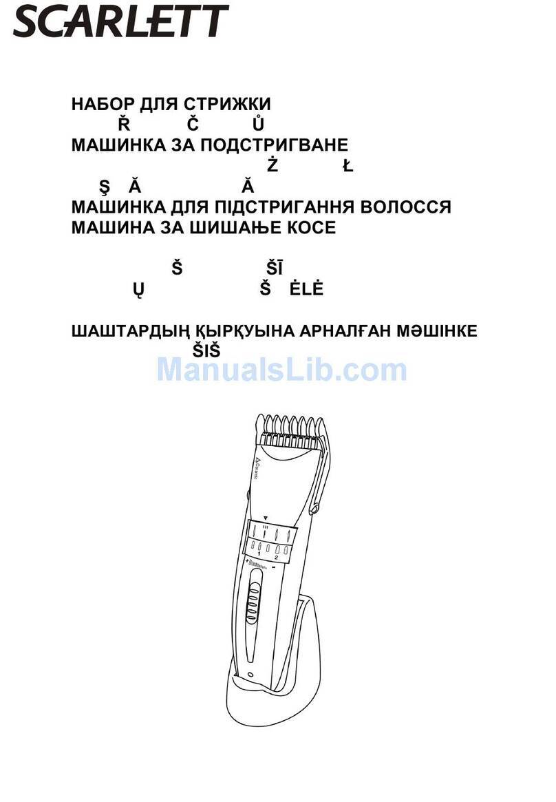 Scarlett SC-261 User manual