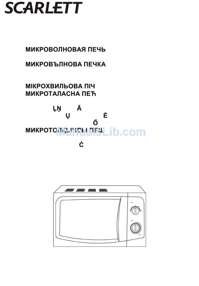 Scarlett SC-2001 instruction manual
