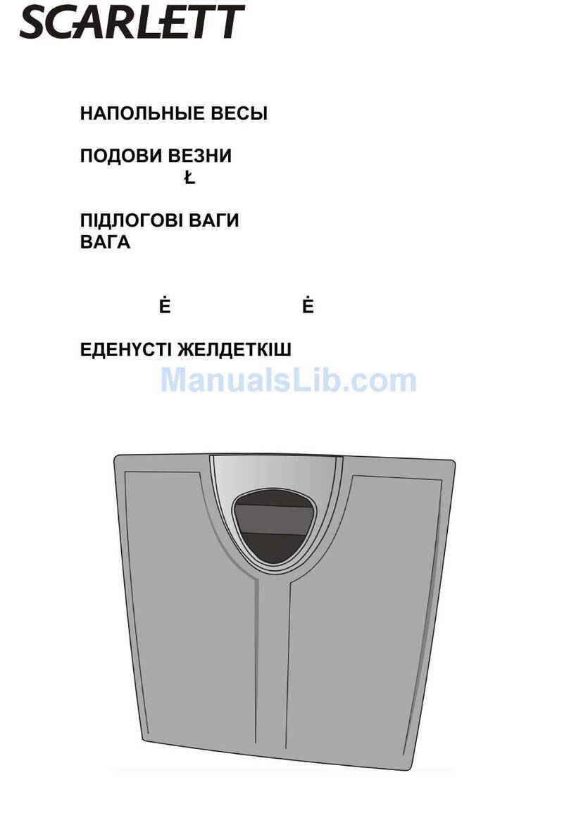 Scarlett SC-218 instruction manual