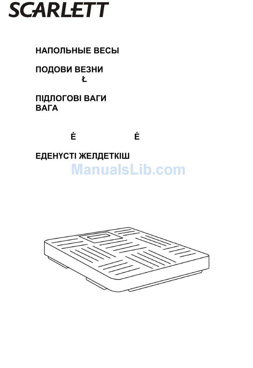 Scarlett SC-215 instruction manual