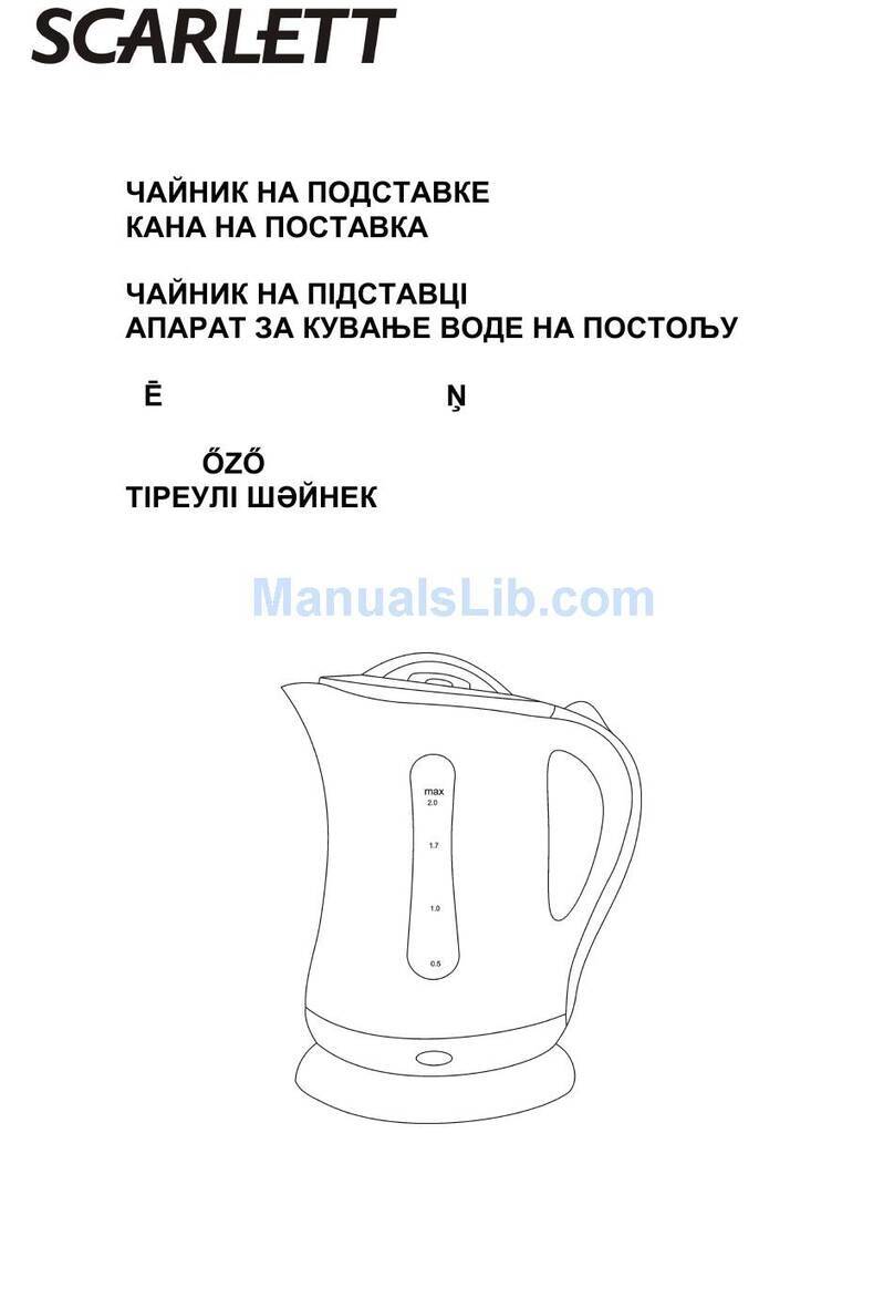 Scarlett SC-1026 instruction manual