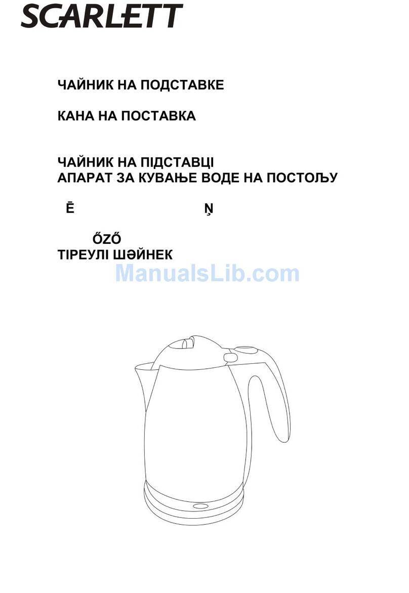 Scarlett SC-1022 User manual