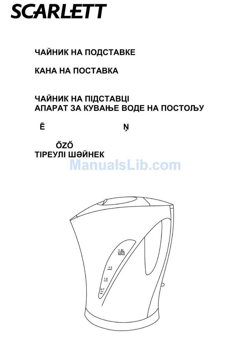 Scarlett SC-027 instruction manual