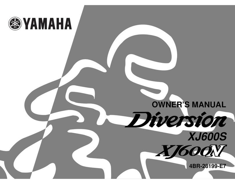 Yamaha Diversion XJ600N owner's manual