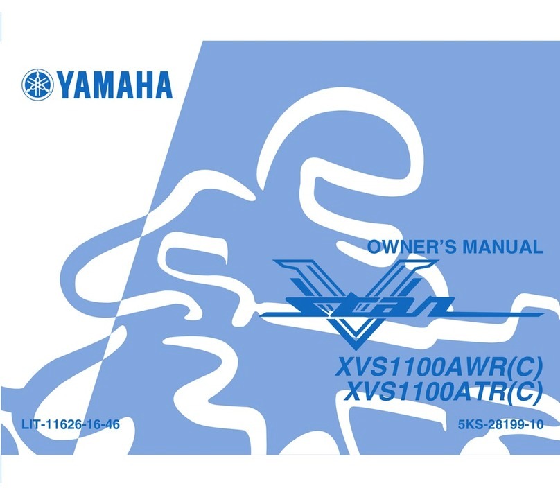 Yamaha V-Star XVS1100AWR User manual