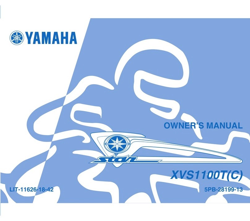 Yamaha Star XVS1100T User manual
