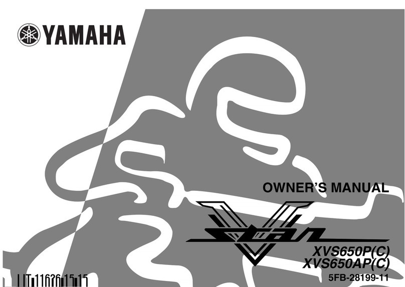 Yamaha V-star XVS650P owner's manual