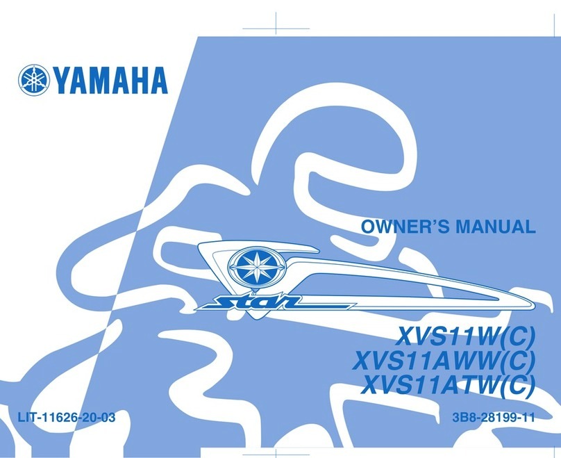 Yamaha Star XVS11W User manual