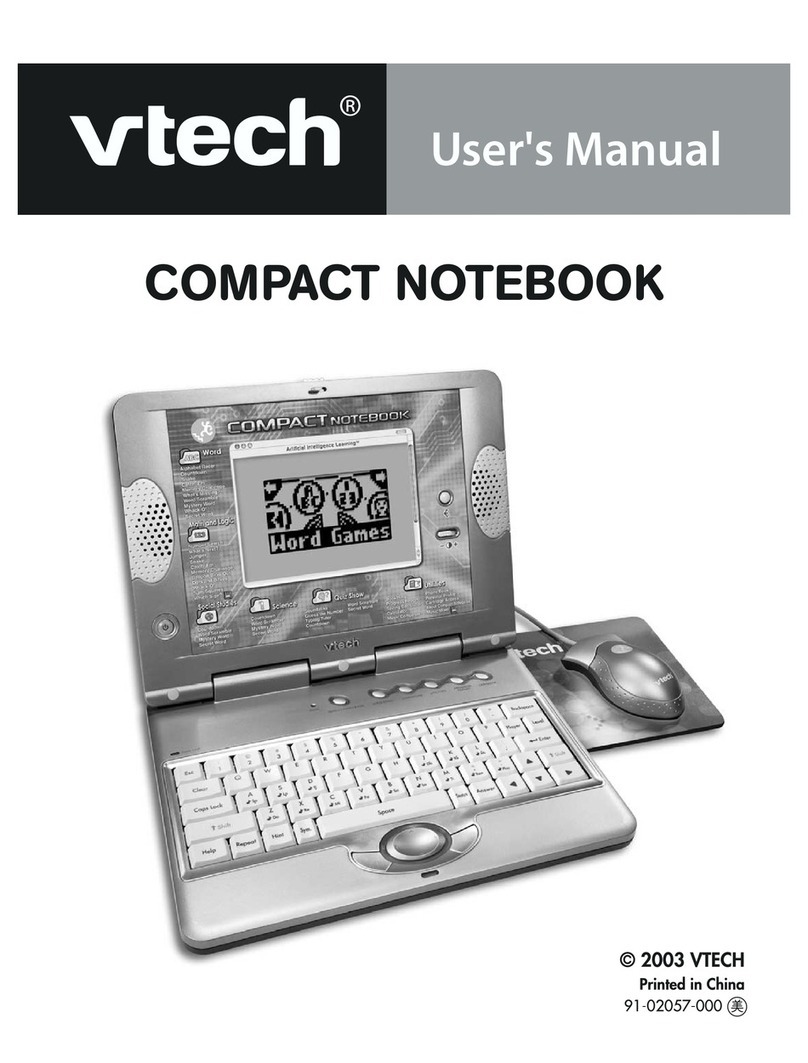 V-tech COMPACT NOTEBOOK user manual