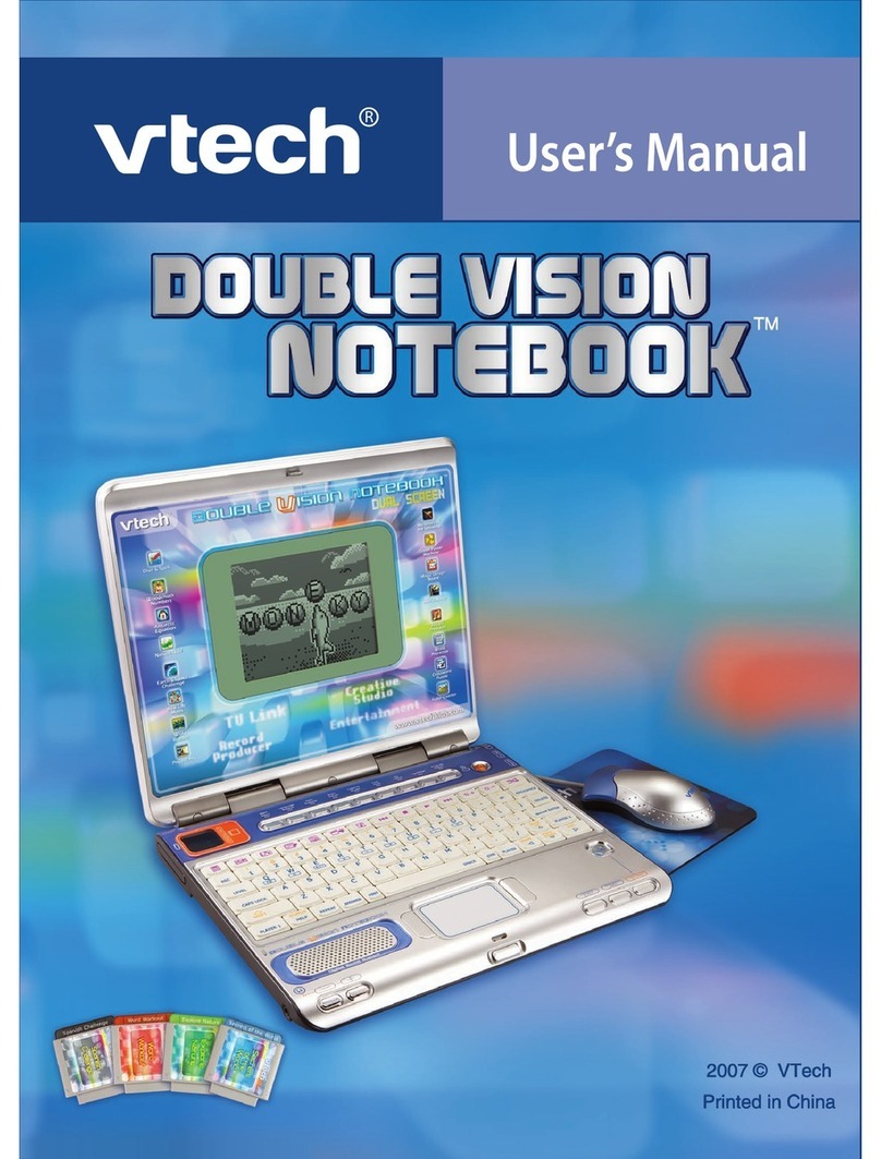 V-tech DOUBLE VISION NOTEBOOK User manual V-tech DOUBLE VISION NOTEBOOK User manual