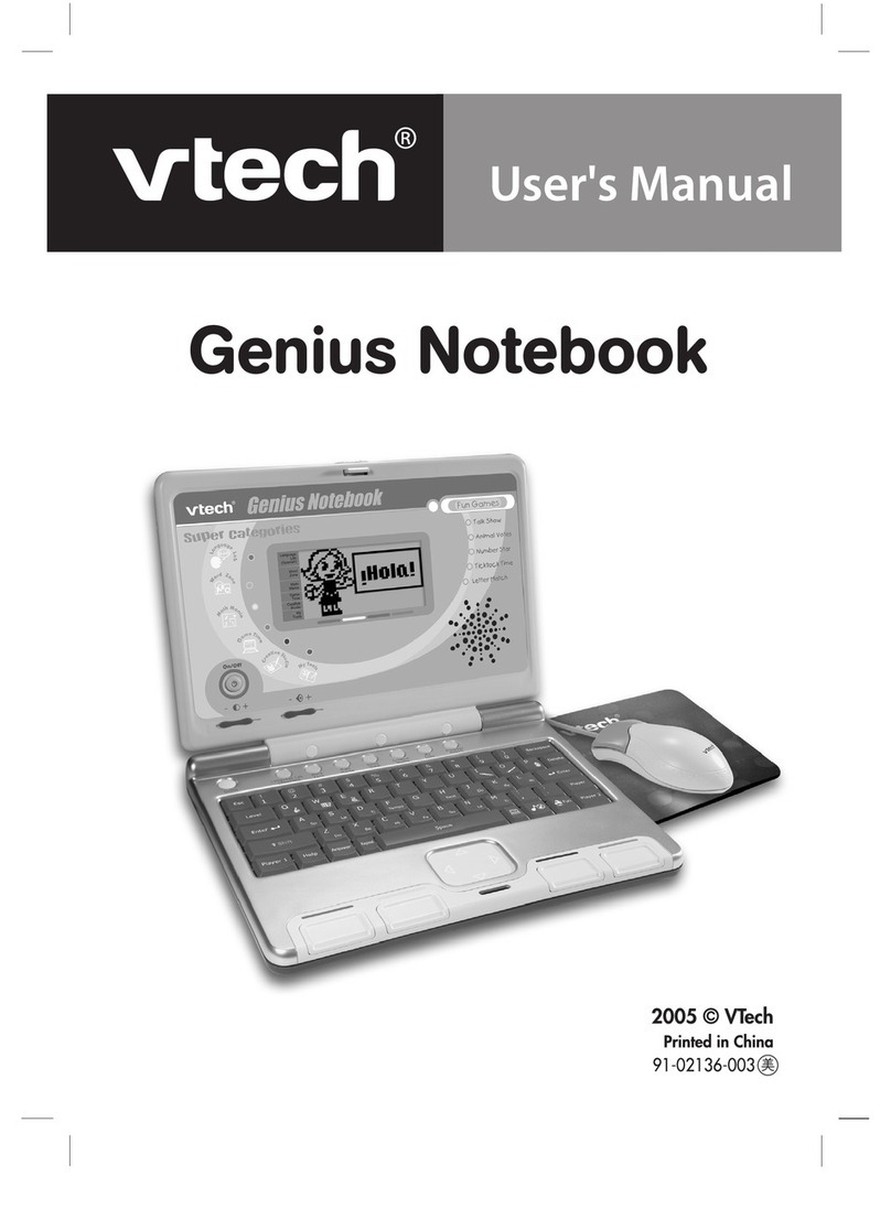 V-tech Genius Notebook User manual