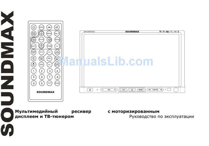 SoundMax SM-CMD5003G User manual