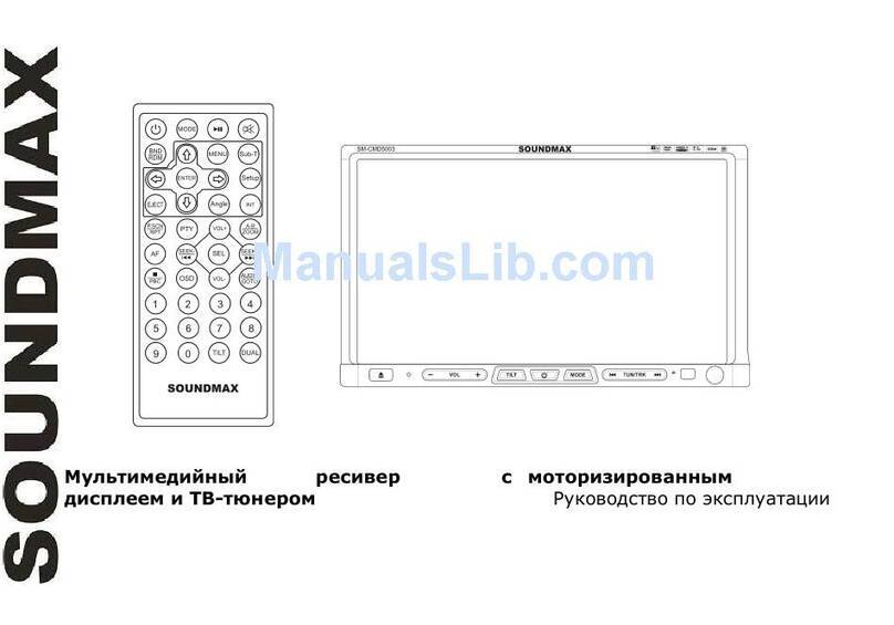 SoundMax SM-CMD5003 User manual
