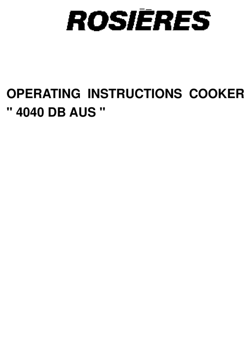 ROSIERES 4040 DB AUS operating instructions