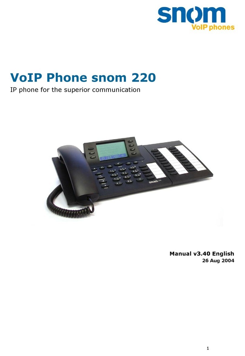 Snom 220 manual