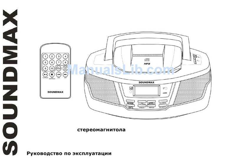 SoundMax SM-2406 instruction manual