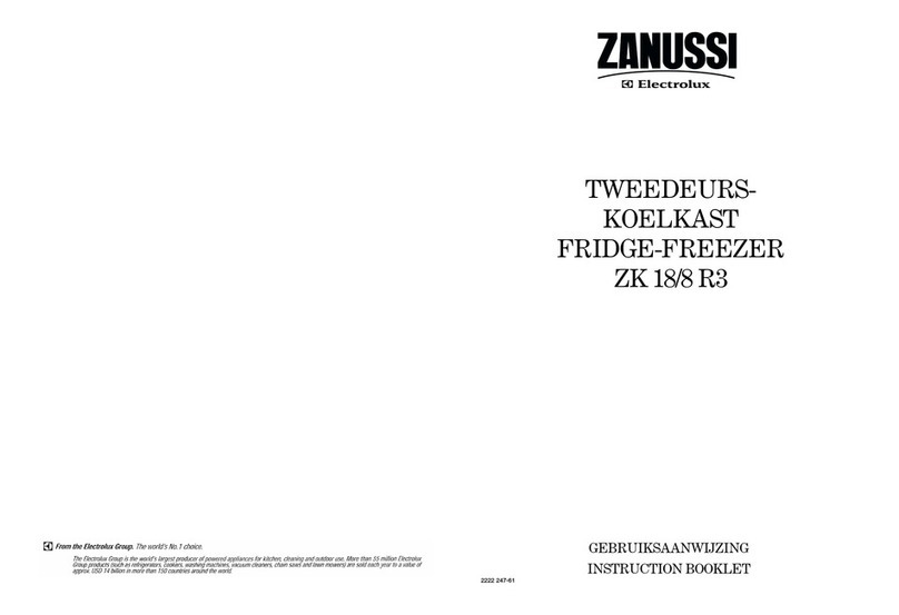 Zanussi Electrolux ZK 18/8 R3 Instruction booklet
