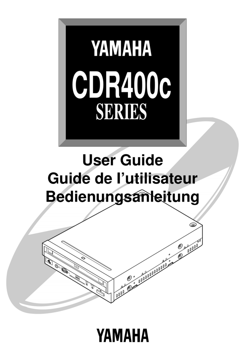Yamaha CDR400c Series user guide