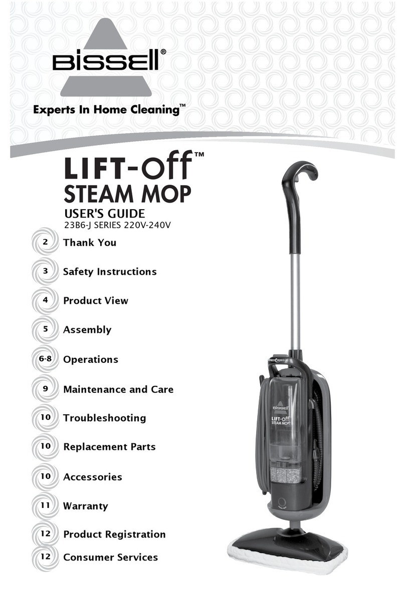 Bissell Lift-Of 23B6-J SERIES user guide