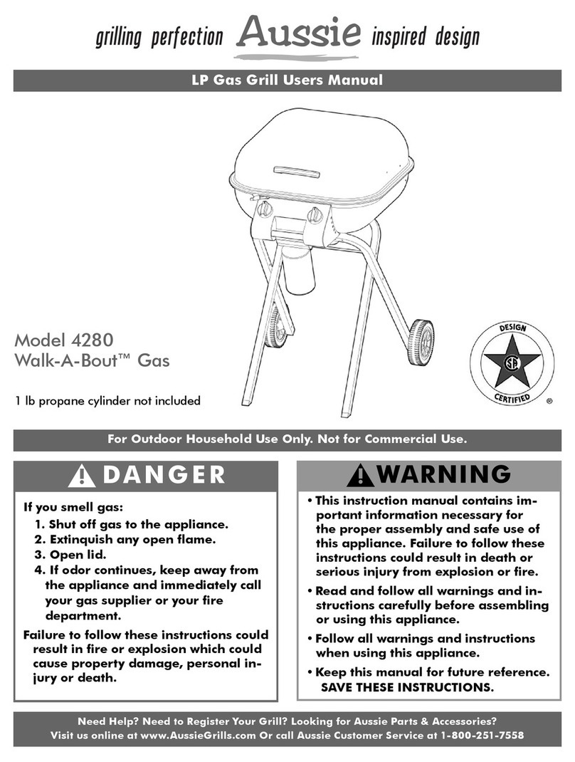 Aussie 4280 Walk-A-Bout Gas User manual