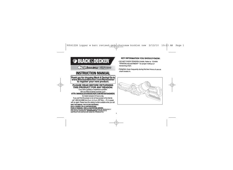 Black & Decker Alligator NLP1800 User manual
