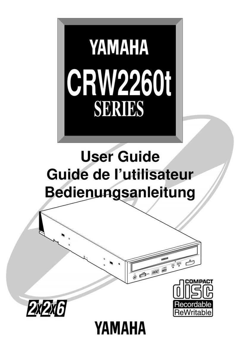 Yamaha CRW2260t Series user guide
