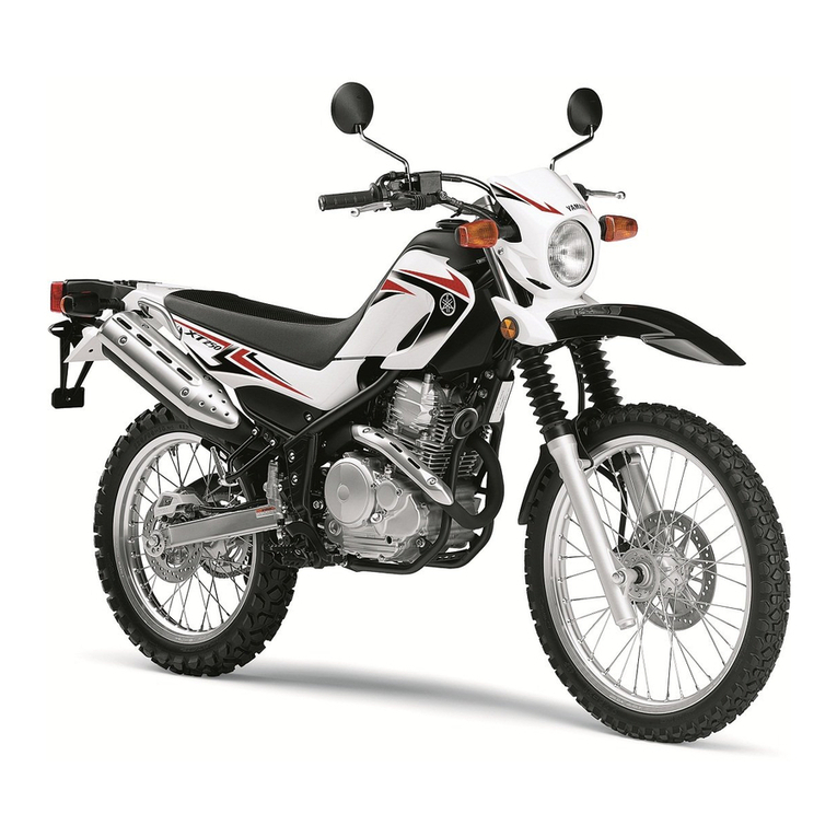 Yamaha XT250 User manual Yamaha XT250 User manual