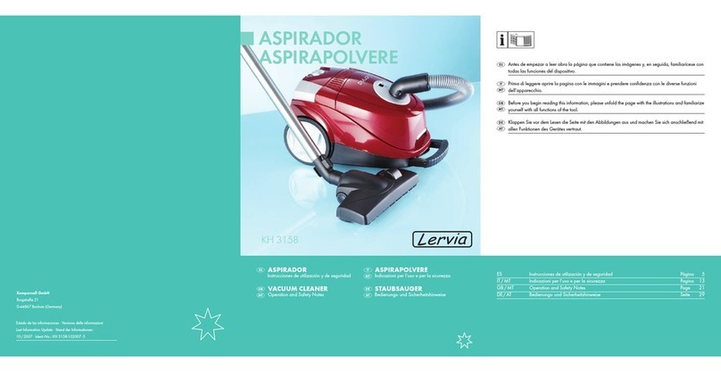 Lervia LERVIA KH 3158 Operation and safety notes