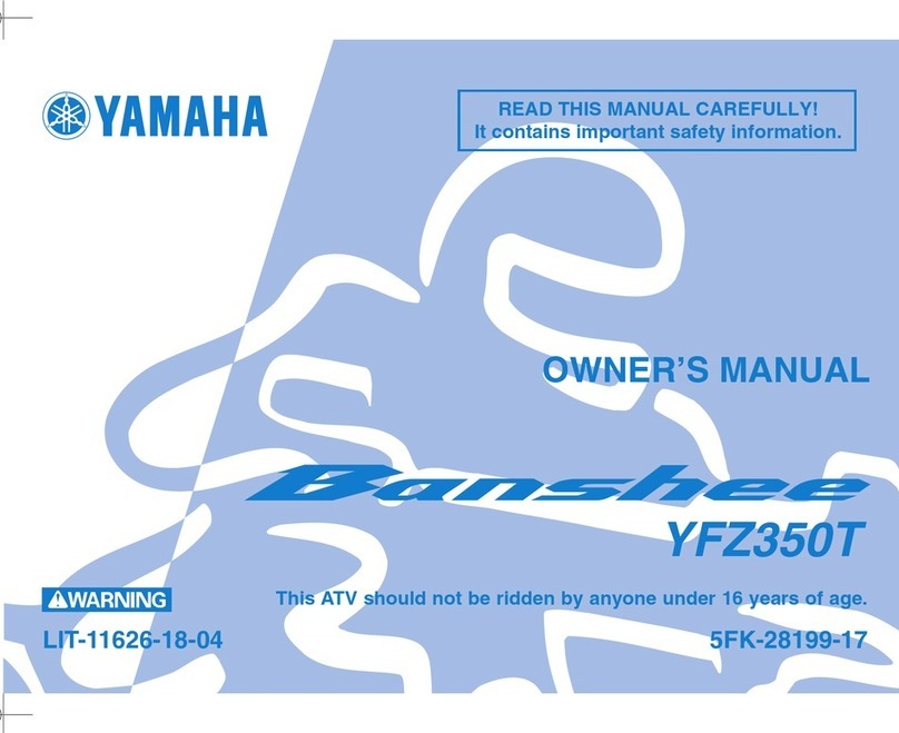 Yamaha BANSHEE owner's manual