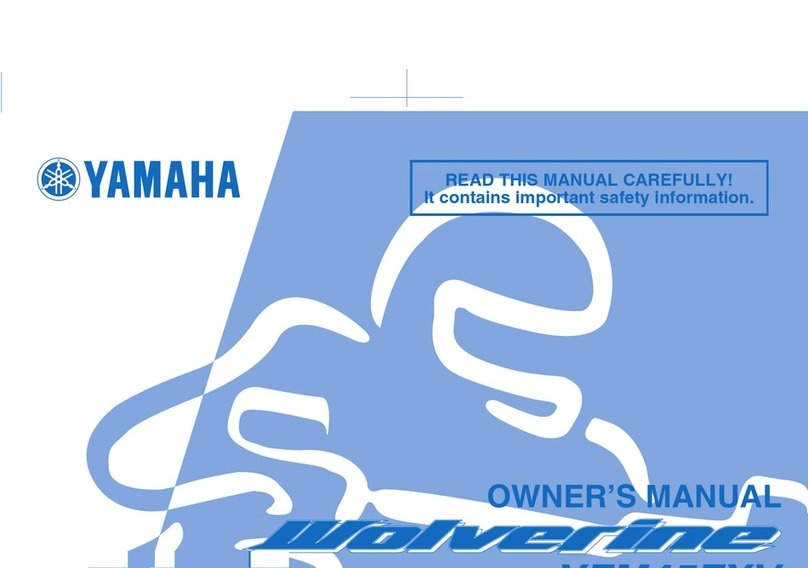 Yamaha WOLVERINE YFM45FXV owner's manual