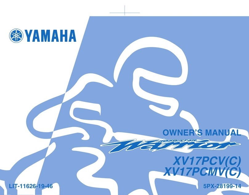 Yamaha WARRIOR XV17PCV owner's manual