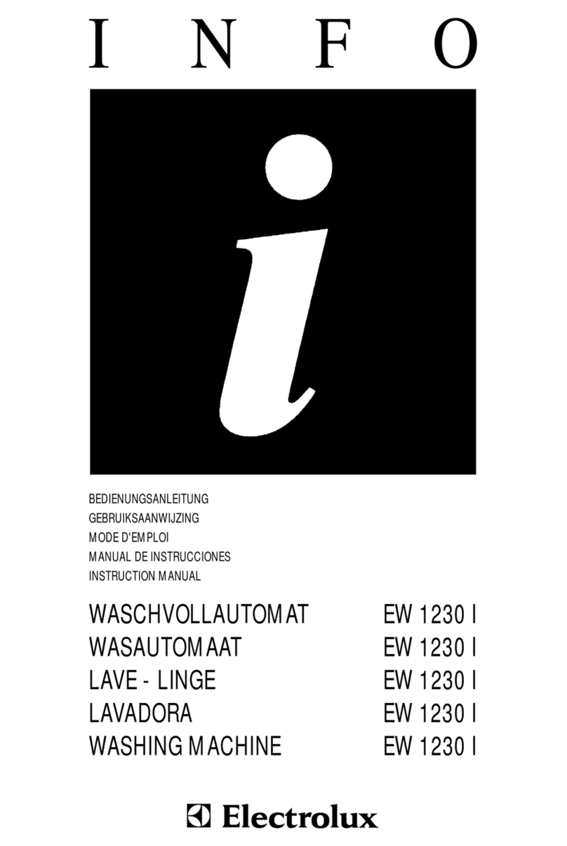 Electrolux EW 1230 I instruction manual
