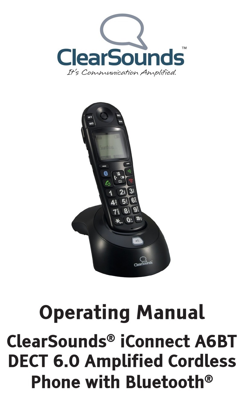 ClearSounds iConnect A6BT operating manual