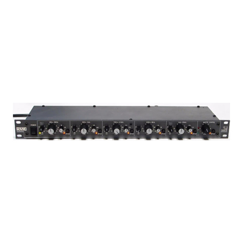 Rane SP 15 Operating and service manual