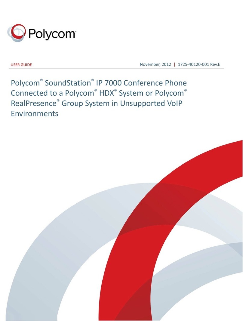 Polycom SoundStation IP 7000 User manual