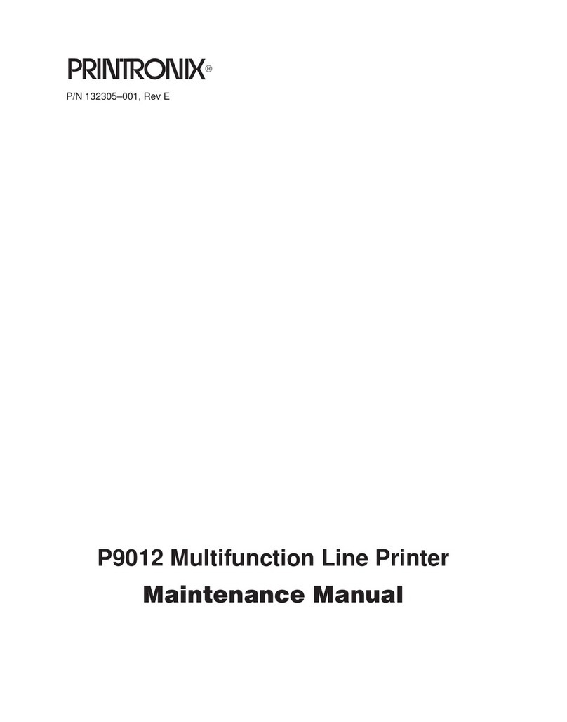 Printronix P9012 User manual
