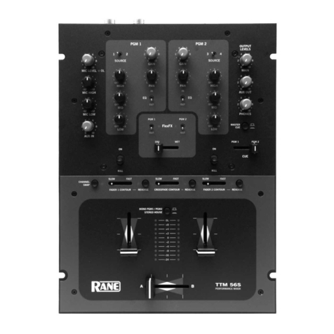Rane TTM 56S User manual