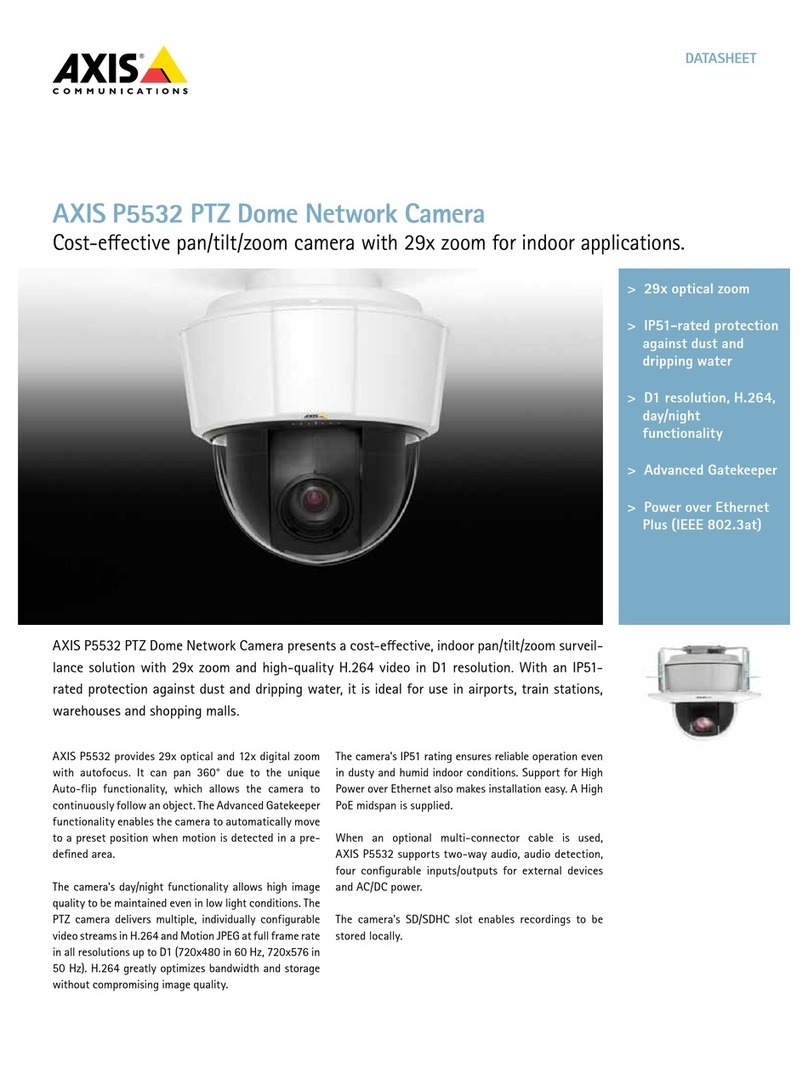 Axis AXIS P5532 PTZ User manual