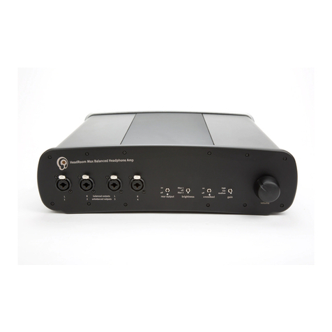 HeadRoom Max Balanced Amp owner's manual