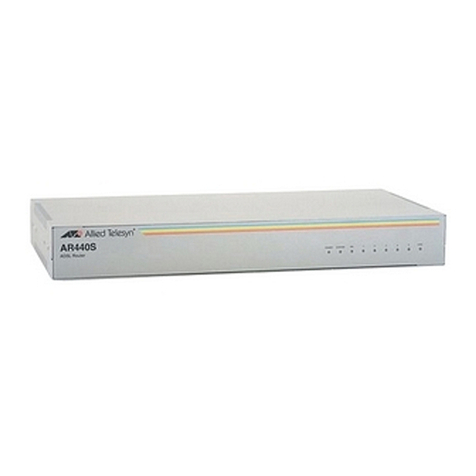 Allied Telesis SwitchBlade AT-AR440S manual Allied Telesis SwitchBlade AT-AR440S manual 