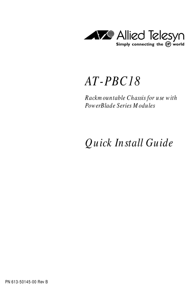 Allied Telesis AT-PBC18 User manual