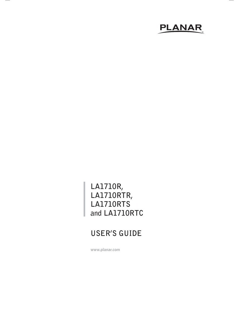 Planar LA1710R User manual