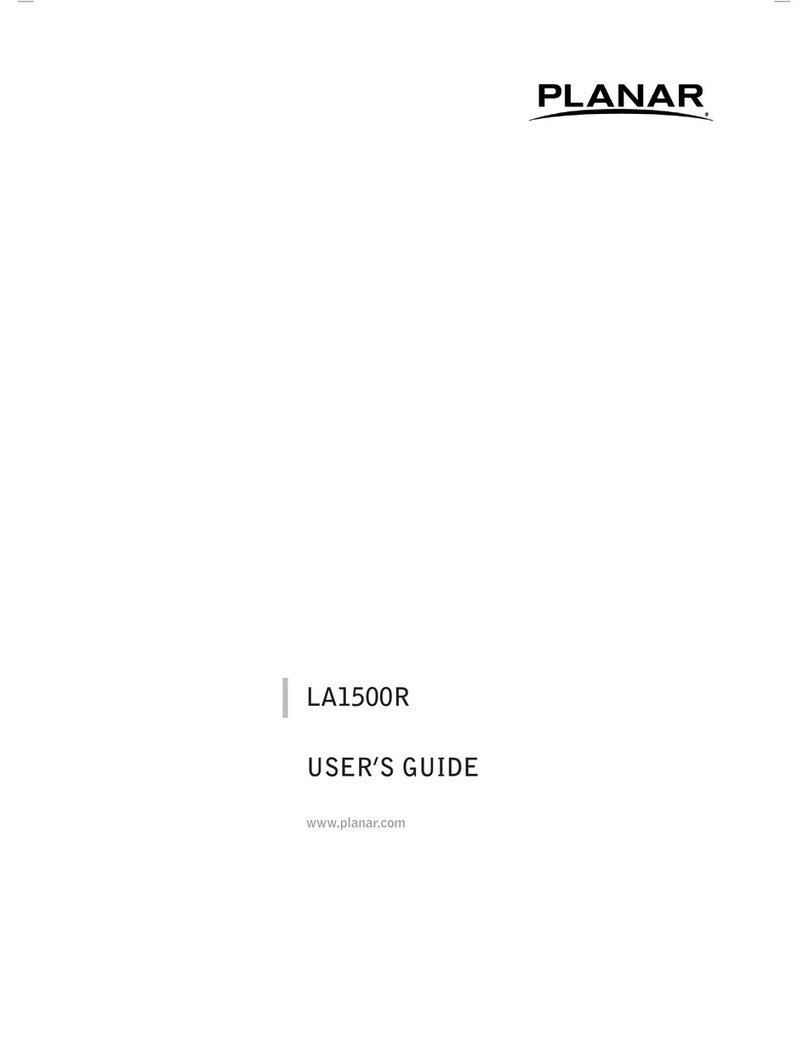 Planar LA1500R User manual