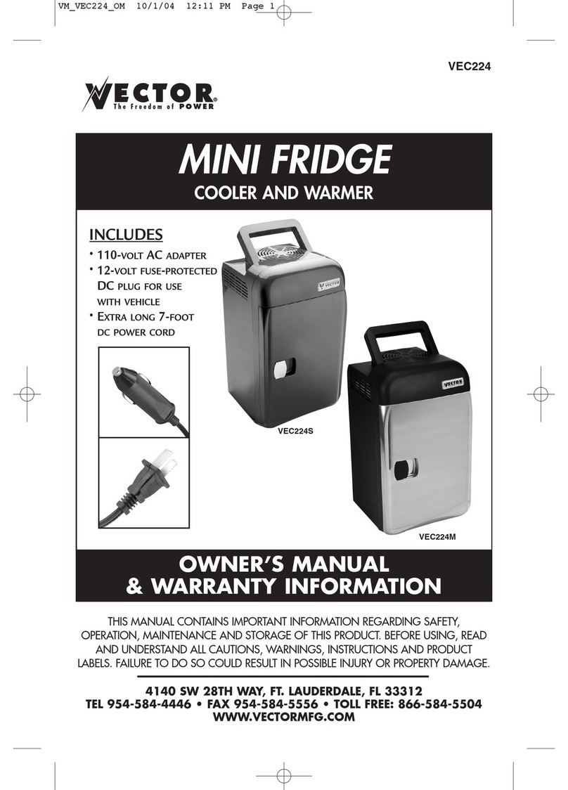 Vector VEC224 Owner's manual & warranty information