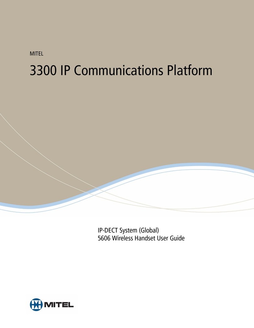 Mitel 5606 User manual