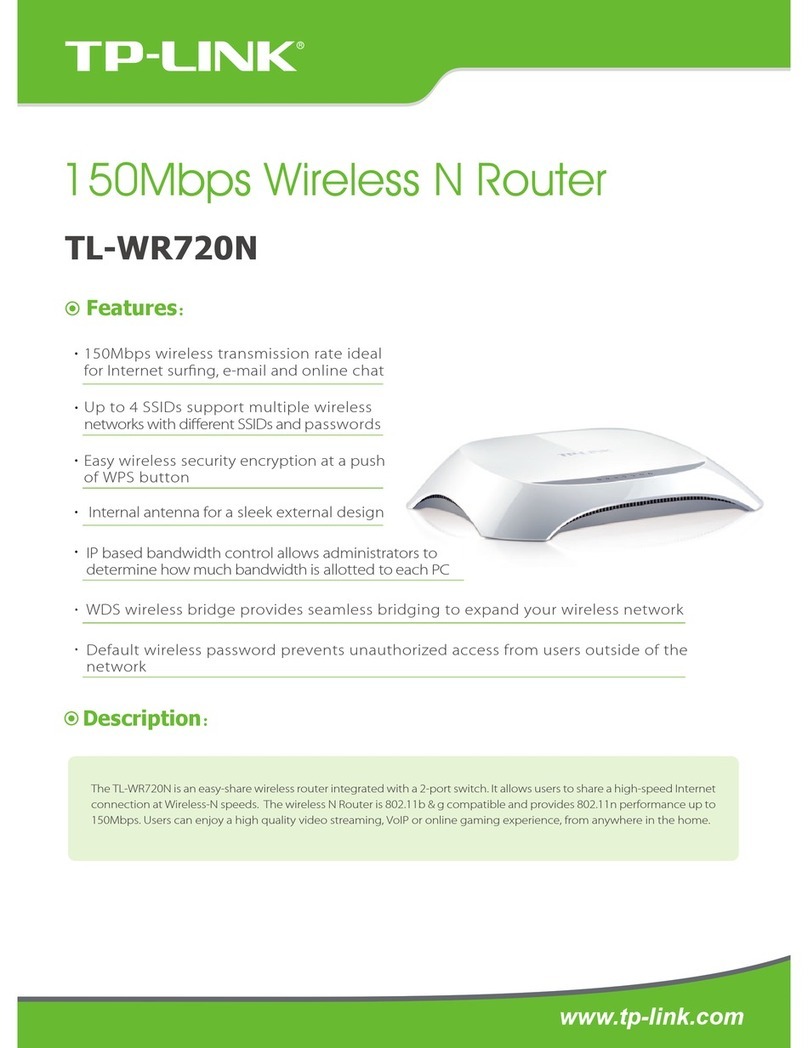 TP-Link TL-WR720N User manual