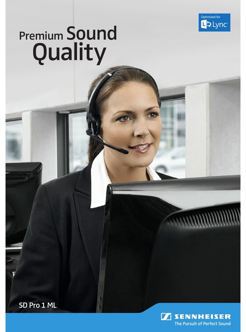 Sennheiser SD Pro 1 ML quick guide